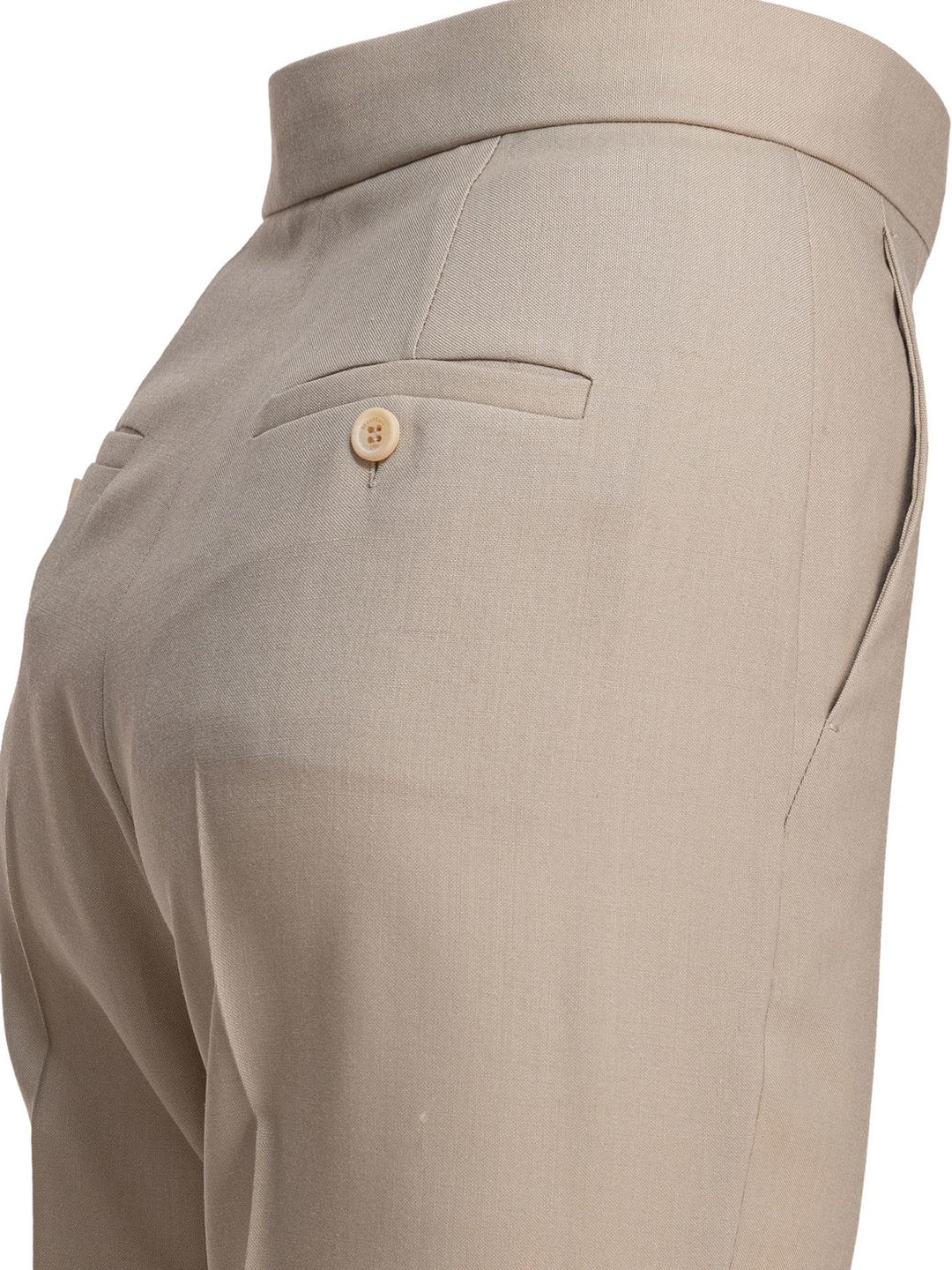 Max Mara Straight-Leg Trousers - Beige | c85b6414d53631bcdeee0c39082cbfe5de497bfc