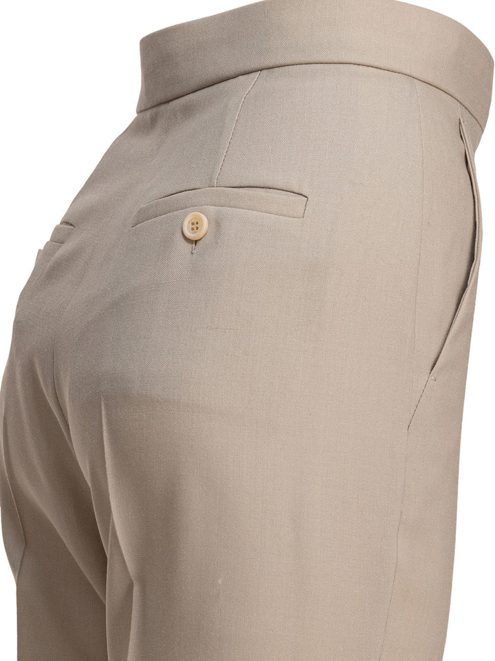 Max Mara Straight-Leg Trousers - Beige | c85b6414d53631bcdeee0c39082cbfe5de497bfc