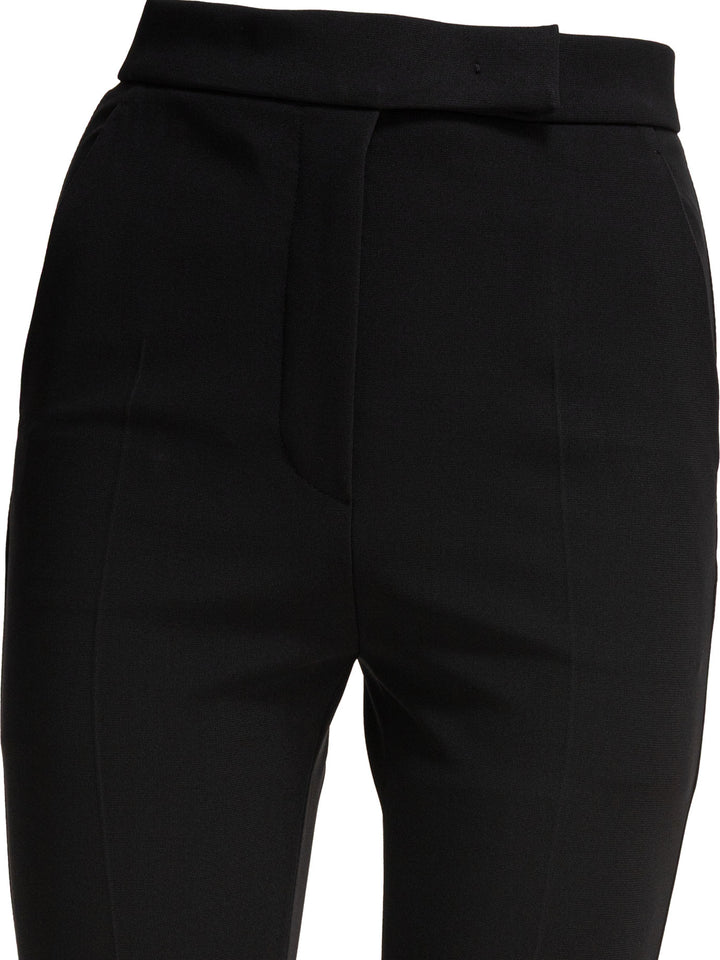 Max Mara Straight-Leg Trousers - Black | 7b15d8c51e092011e5119481d5b0c4f311441798