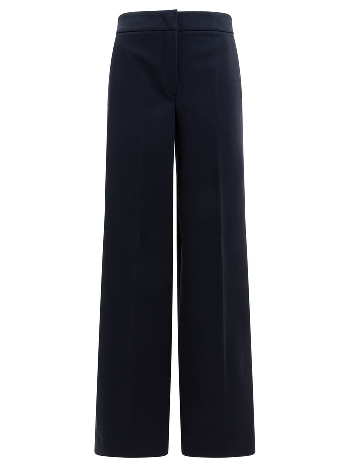 Max Mara Straight-Leg Trousers - Blue | c62a7922be1063d1ef8538ad6cb0e59a50fa0ab4