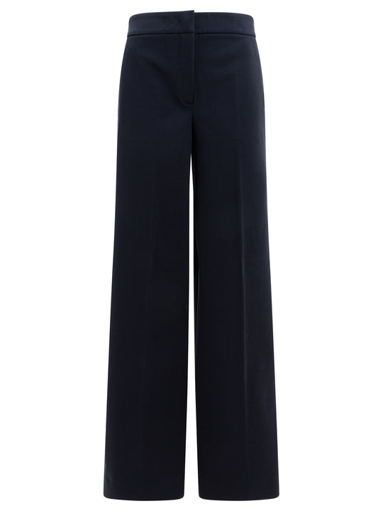 Straight-Leg Trousers Blue