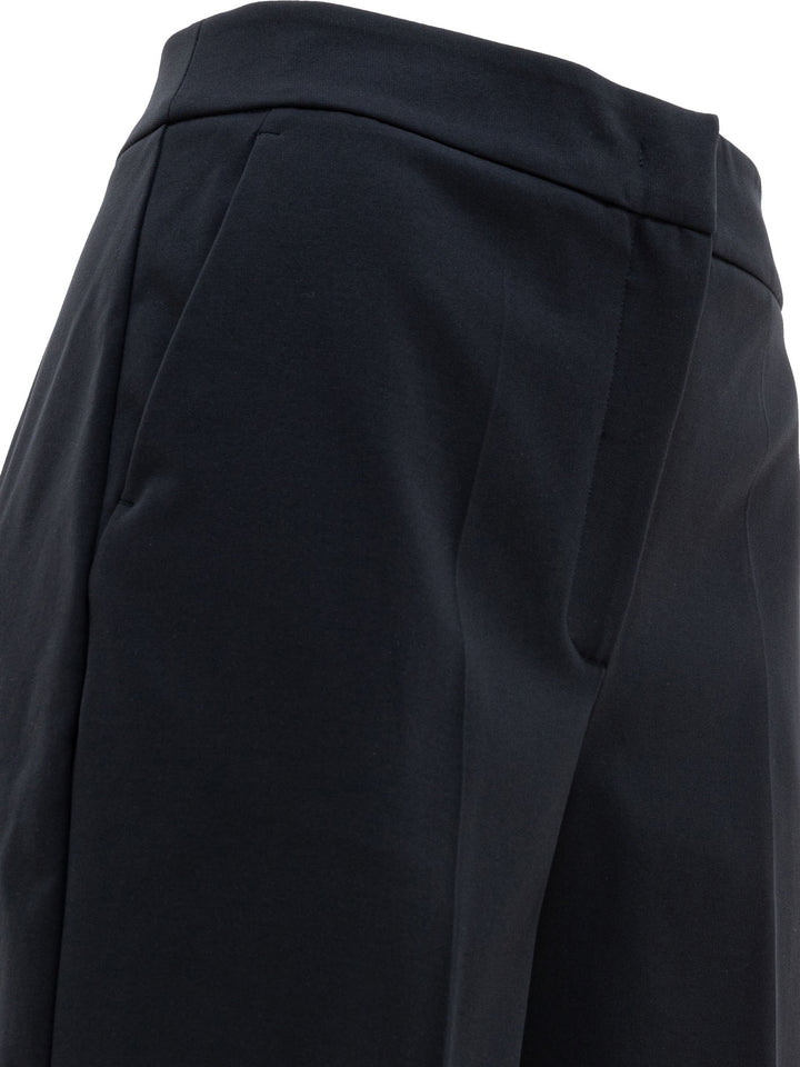 Max Mara Straight-Leg Trousers - Black | 97eeee25960de7ab993b8d2aed21fbdfe96d8911
