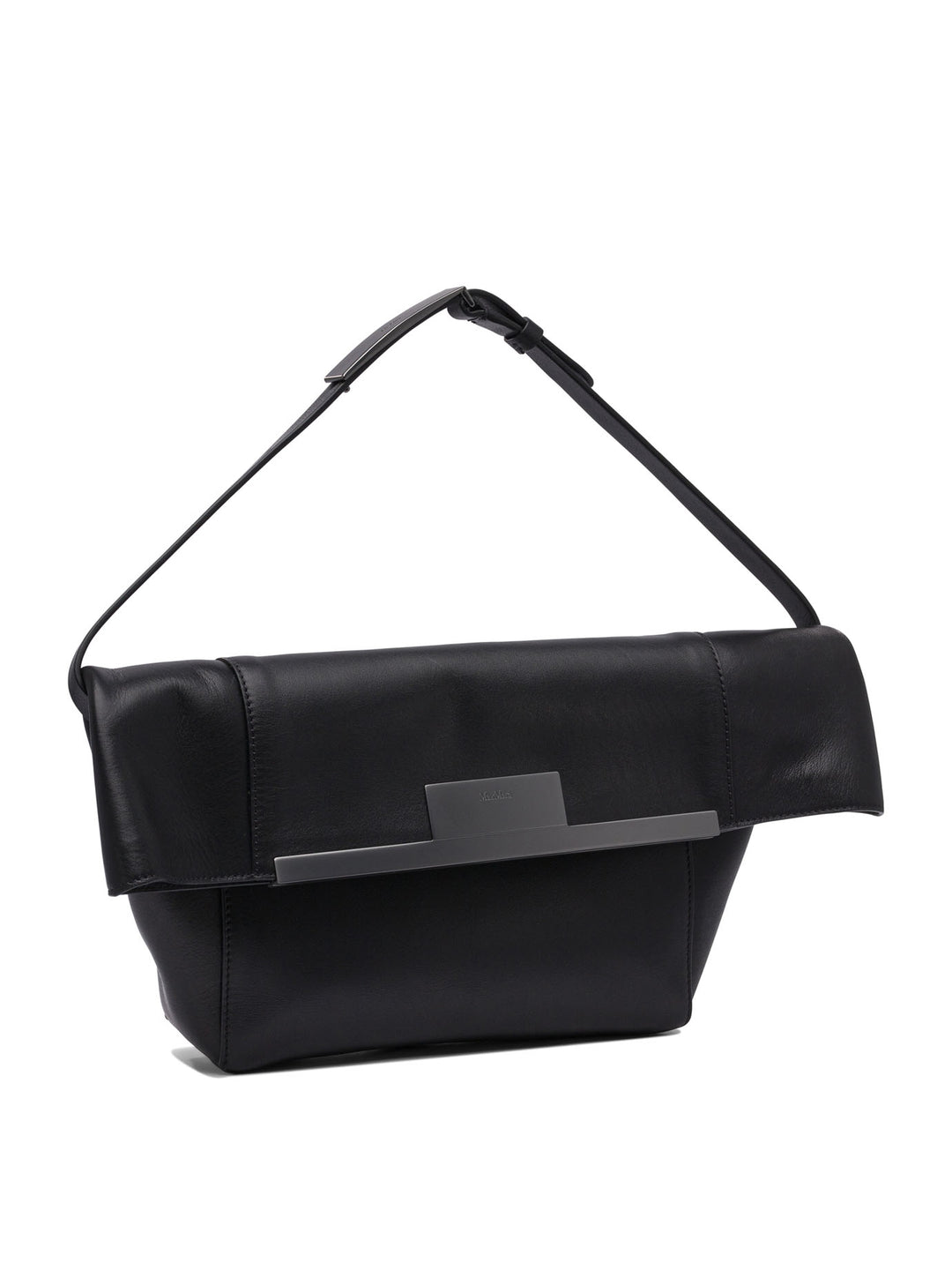 Max Mara Clasp Shoulder Bags - Black | 8417a5c308e2c0da8ab89949a12fdcf2e9d2ad6b