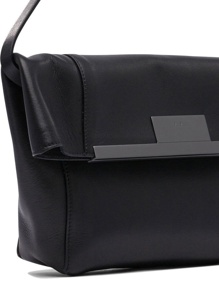 Max Mara Clasp Shoulder Bags - Black | 89d6e3d1d4c47bec115cb38ba65c004fa7b82340