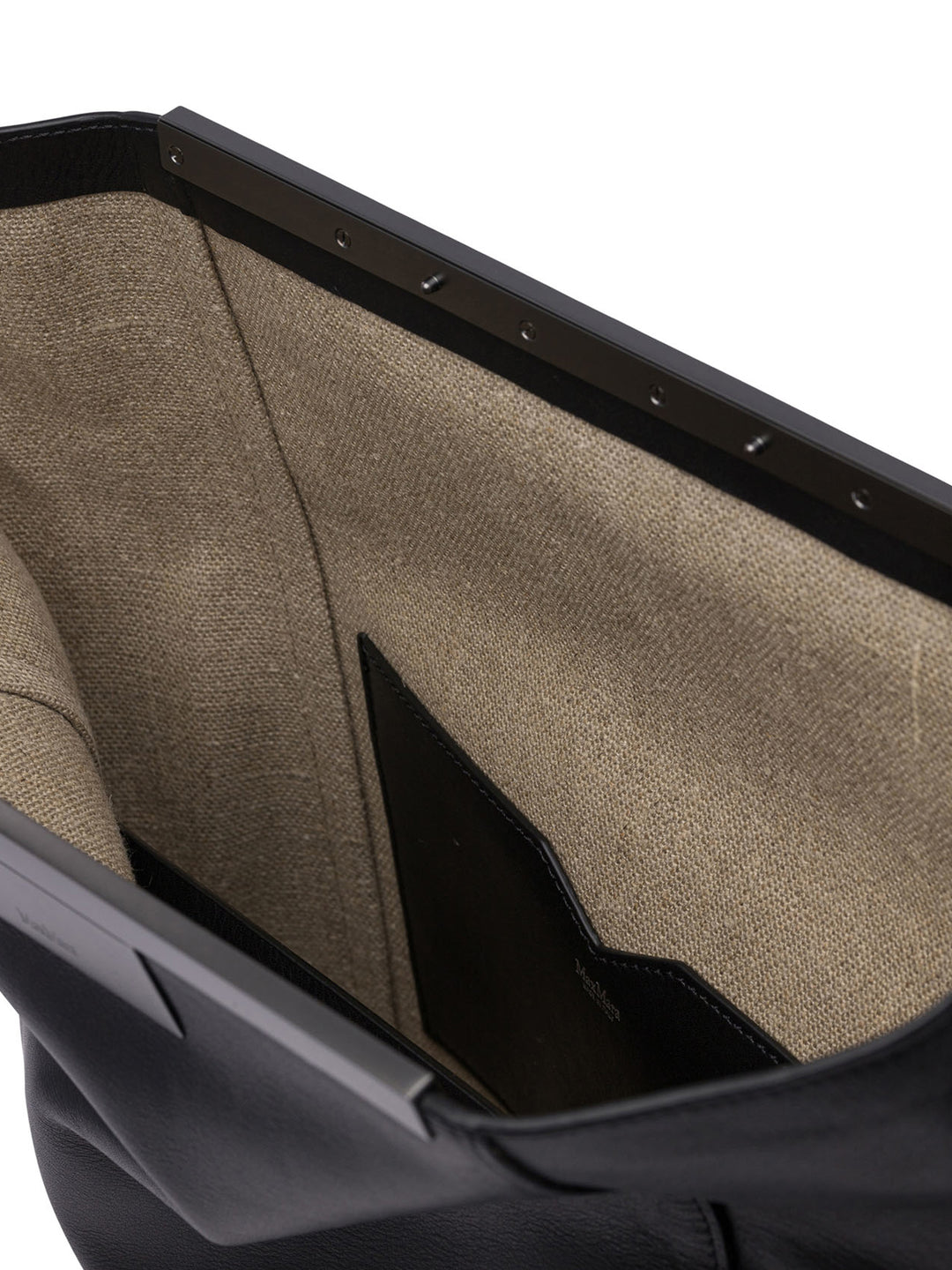 Max Mara Clasp Shoulder Bags - Black | d744a26496e8b9c9a395a21d3366fa684e5f15dc