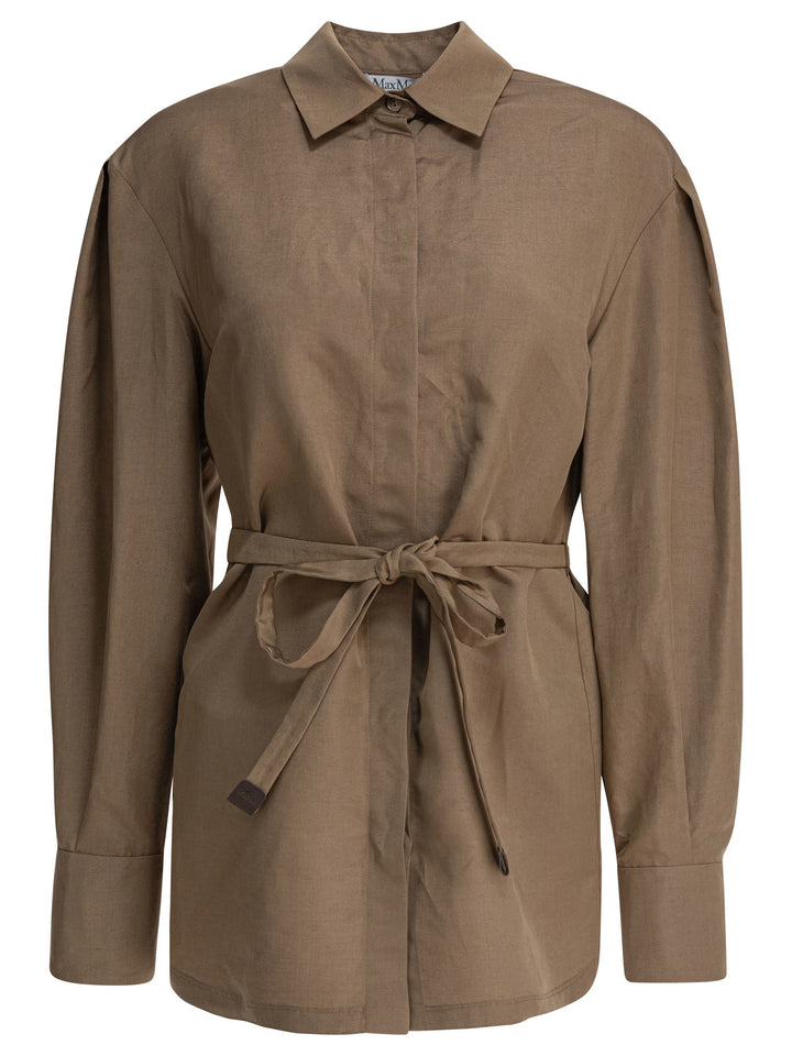 Max Mara Pure  Shirts - Beige | 9196cd85abca99dcd0e27bfcf8910e152559668f