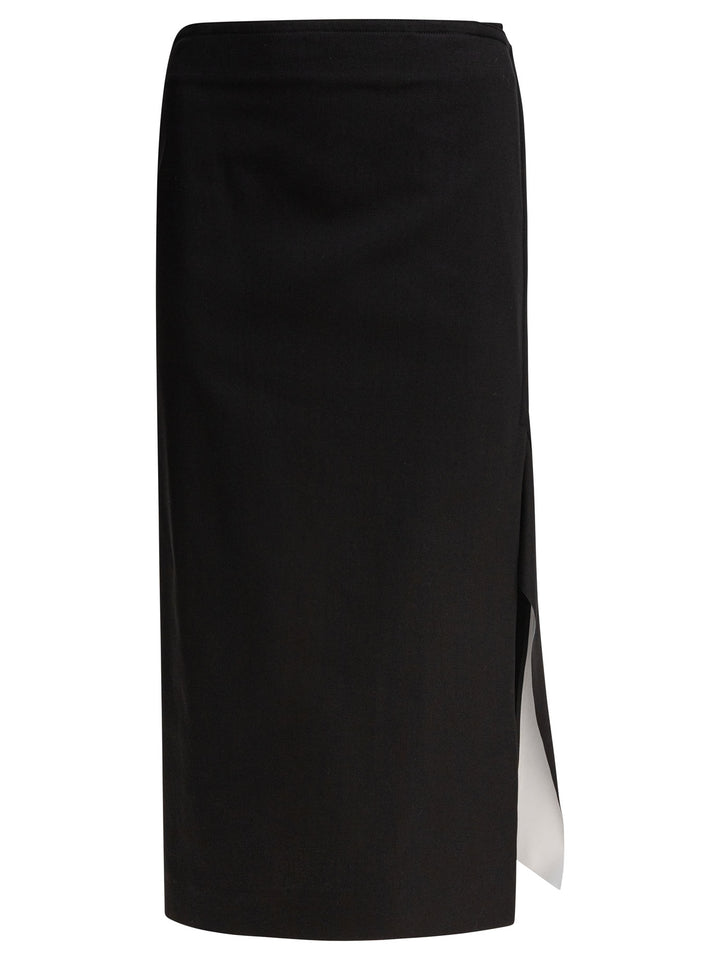 Max Mara Sportmax Cotton Pencil Skirt Skirts - Black | 096b645e53dff763cb6b67b5d6756c7517792ffa