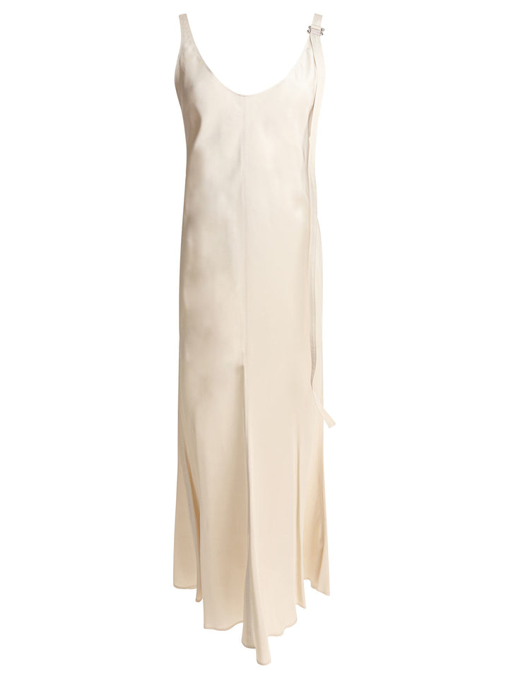 Max Mara Sportmax Long Flared Dress Dresses - Beige | 58cd123cd5033e96b28b00586b1bd91fb17307a5