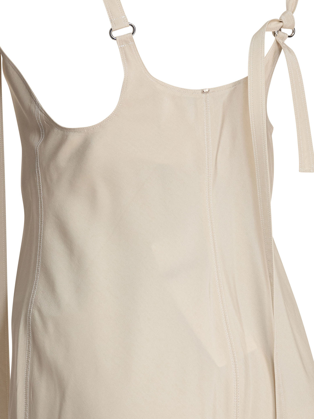 Max Mara Sportmax Long Flared Dress Dresses - Beige | 646ebb54984ebba898f8b519edc1a19a73fa64c9