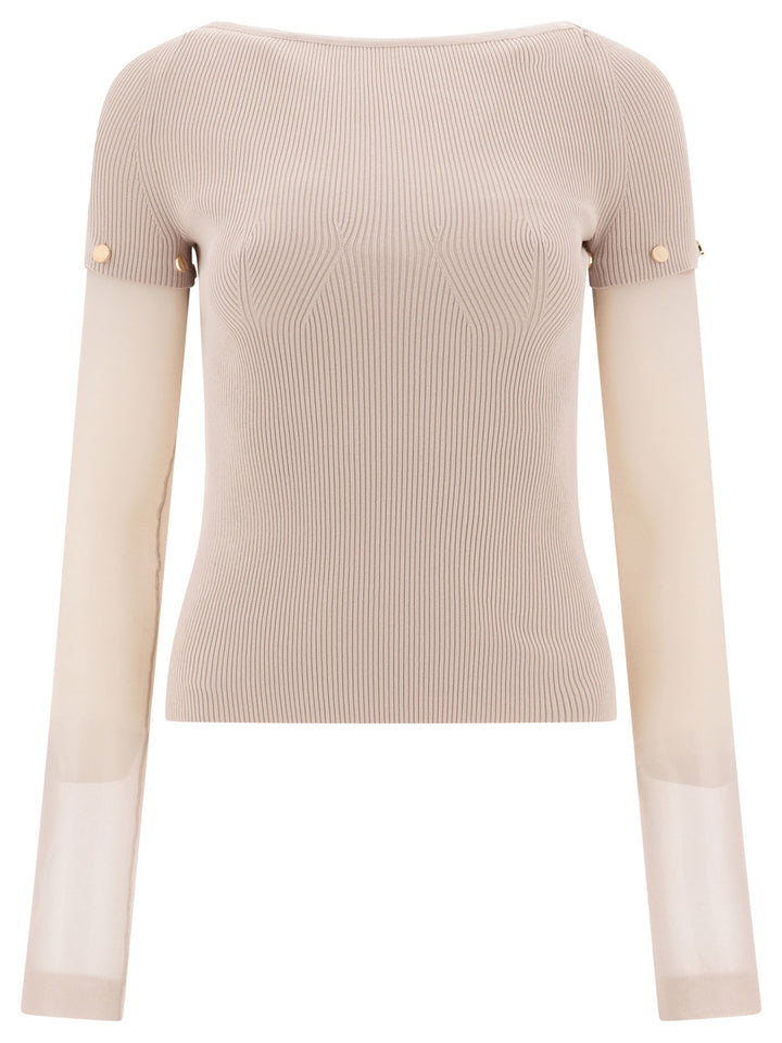 Max Mara Sportmax Crew-Neck T-Shirt T-shirts - Pink | 983107da87543726fb8b5f13f672ef67ef4c9980