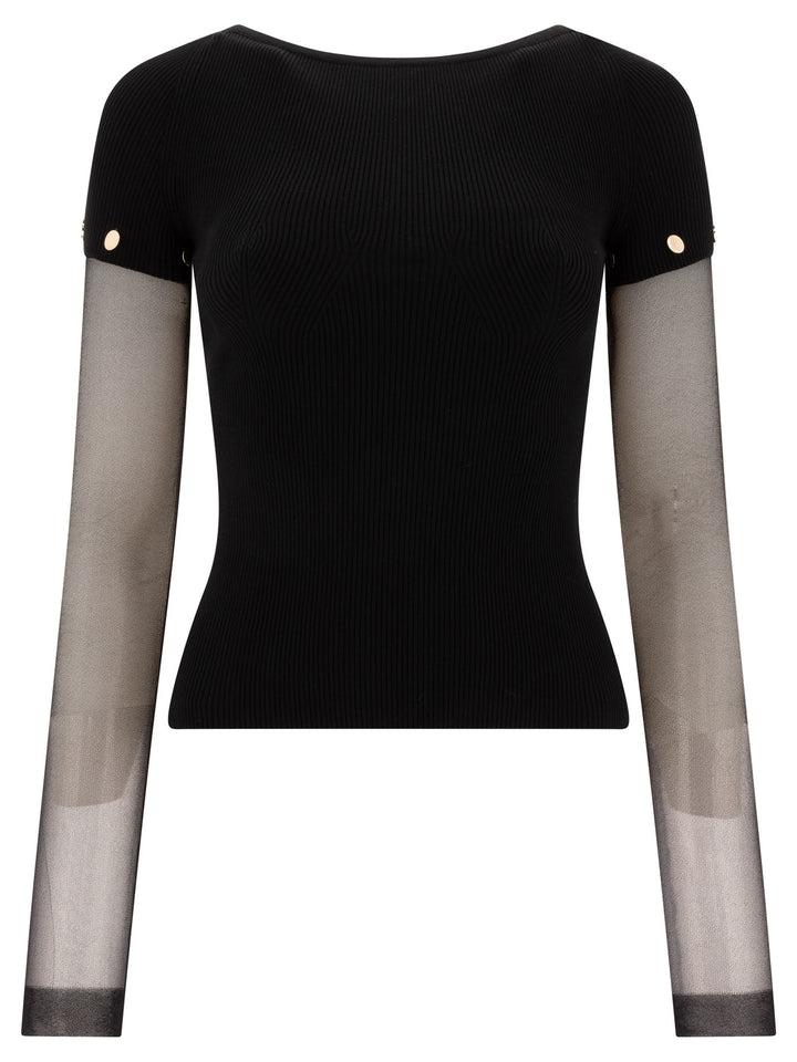 Max Mara Sportmax Crew-Neck T-Shirt T-shirts - Black | 903402506282ee569277bb8b1fc4d282779cdeaf