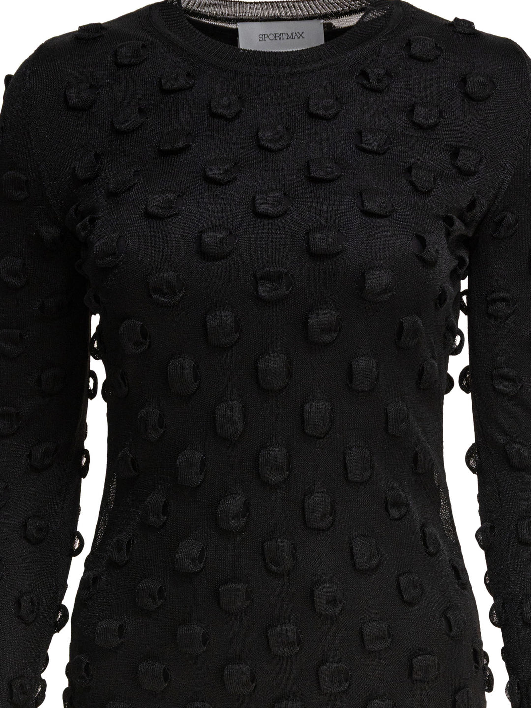 Max Mara Sportmax Long Flared Dress Dresses - Black | 8e9eb12d308ef6142a5f38924c299d5e69f1d73a