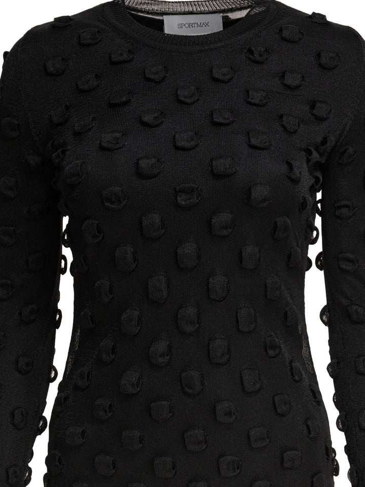 Max Mara Sportmax Long Flared Dress Dresses - Black | 8e9eb12d308ef6142a5f38924c299d5e69f1d73a