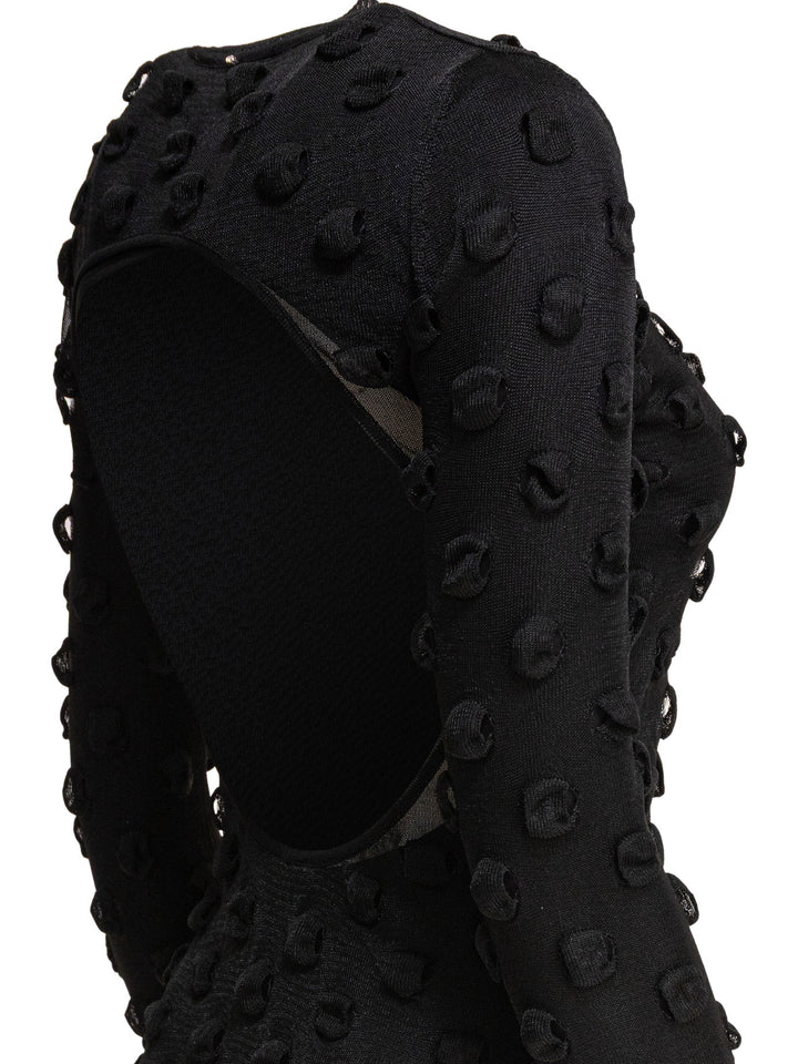 Max Mara Sportmax Long Flared Dress Dresses - Black | 939fdce6af5afbafc7f85acdf8ad40835e78202a