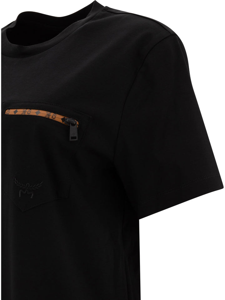 Mcm  T-shirts - Black | 1656c95fb21c6463c5dc92d8e54ffc27eacf8915