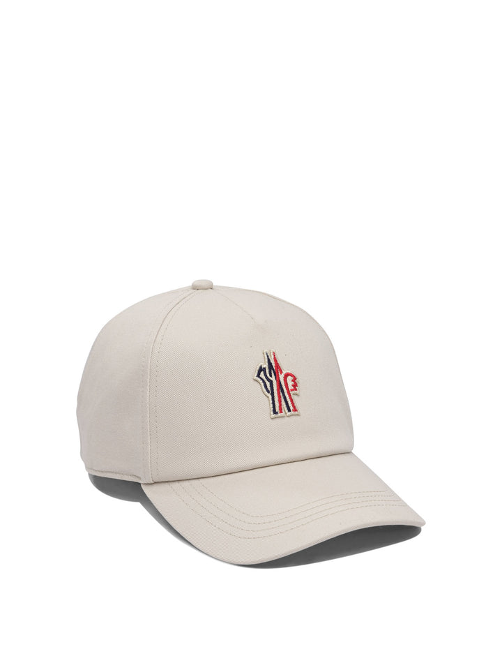 Moncler Grenoble Gabardine Trucker Cap Hats - Beige | c20acaa19ecfb7119e881ba5d8228eabf74df866