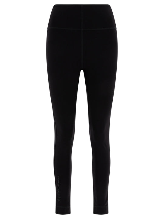 Technical Jersey Leggings Trousers Black
