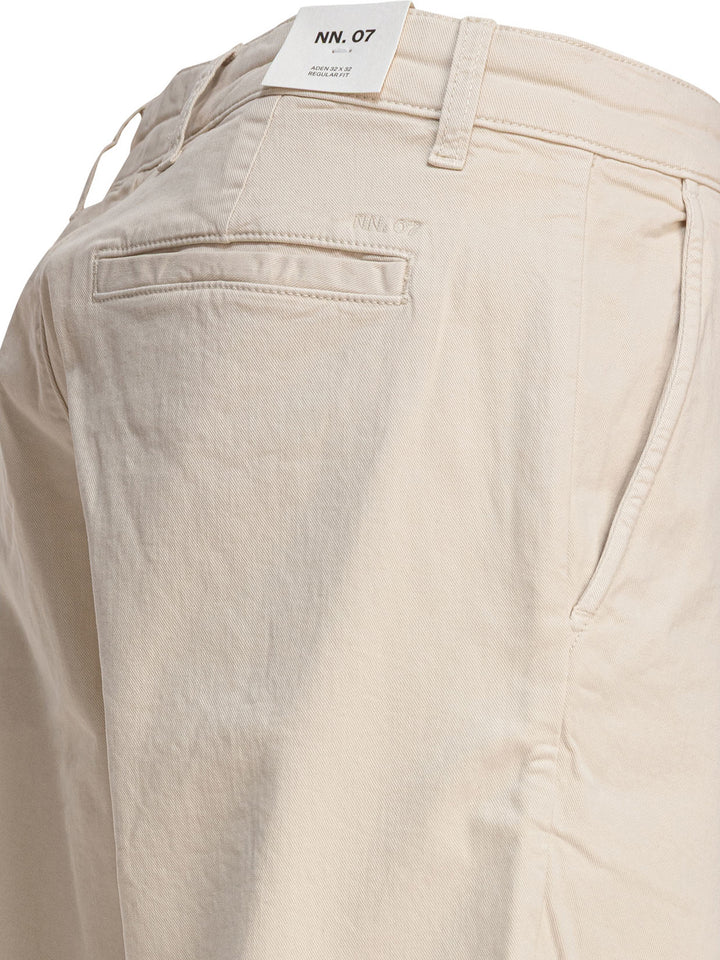 Nn.07 Aden Trousers - White | 6b467402f61314219a384155ec6d6580ab17cba2