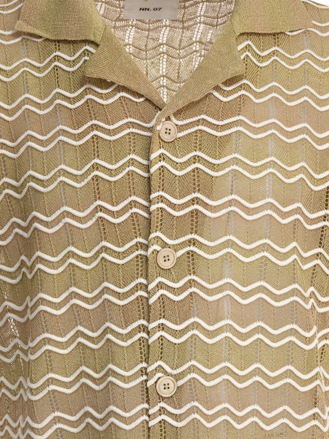Nn.07 Henry Shirts - Beige | ba99b9523d46e8404493388225d2d544765b140e