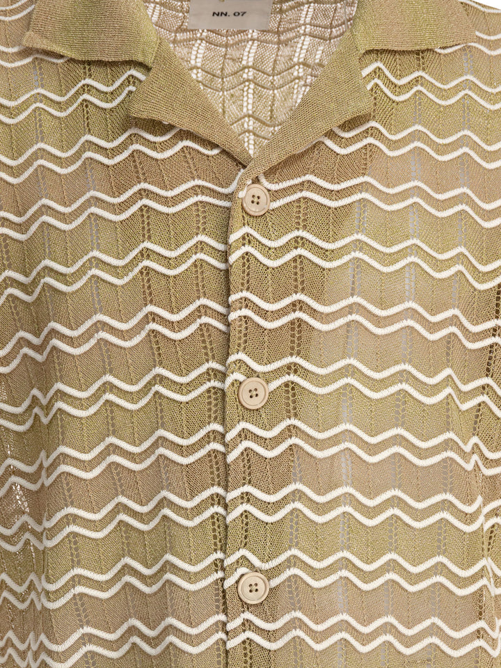 Nn.07 Henry Shirts - Beige | ba99b9523d46e8404493388225d2d544765b140e