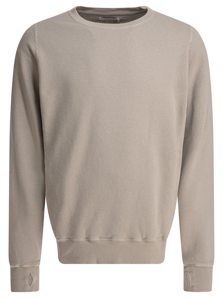 Nonnative Cotton Crewneck Sweatshirt Sweatshirts - Beige | b6c910ba35bb3c8caffa67a0acecb8392800cb62