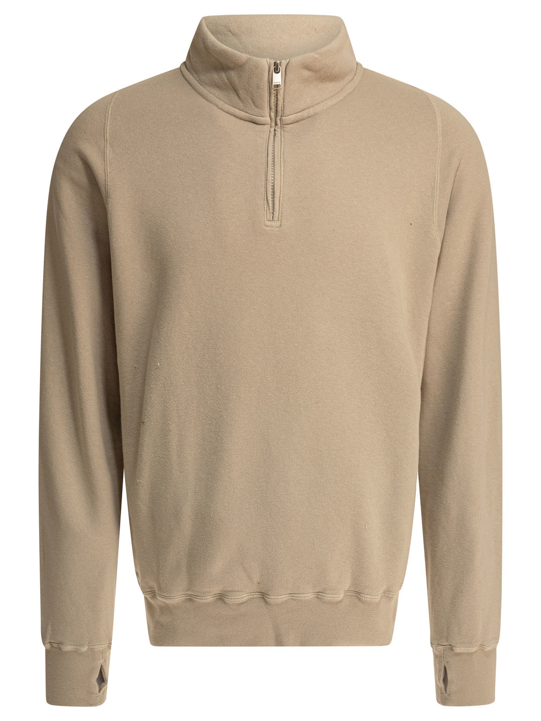 Nonnative Cotton Half-Zip Sweatshirt Sweatshirts - Beige | 36e45eb305ab6f1ae881eef0d9f46b1b34f4ed9a