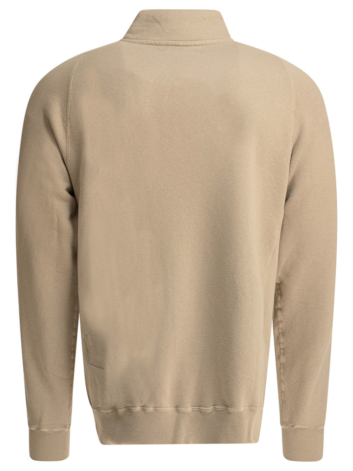 Nonnative Cotton Half-Zip Sweatshirt Sweatshirts - Beige | c31a15b35a11675e17ed363ec9573c21e65ece40