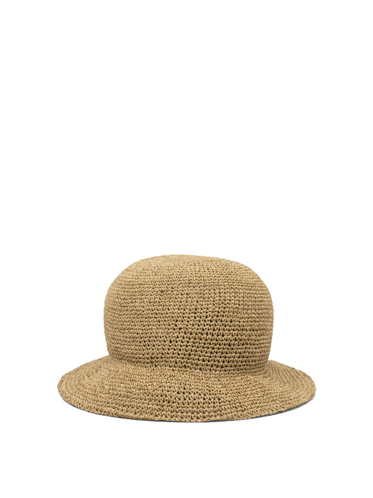 Paper Bucket Hat Hats Beige