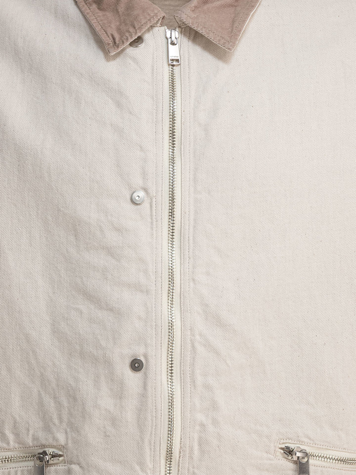 Nonnative Cotton Overshirt Jacket Jackets and Coats - White | 17e4e25da81ad38d7155877dd6d298bd6a6c4776