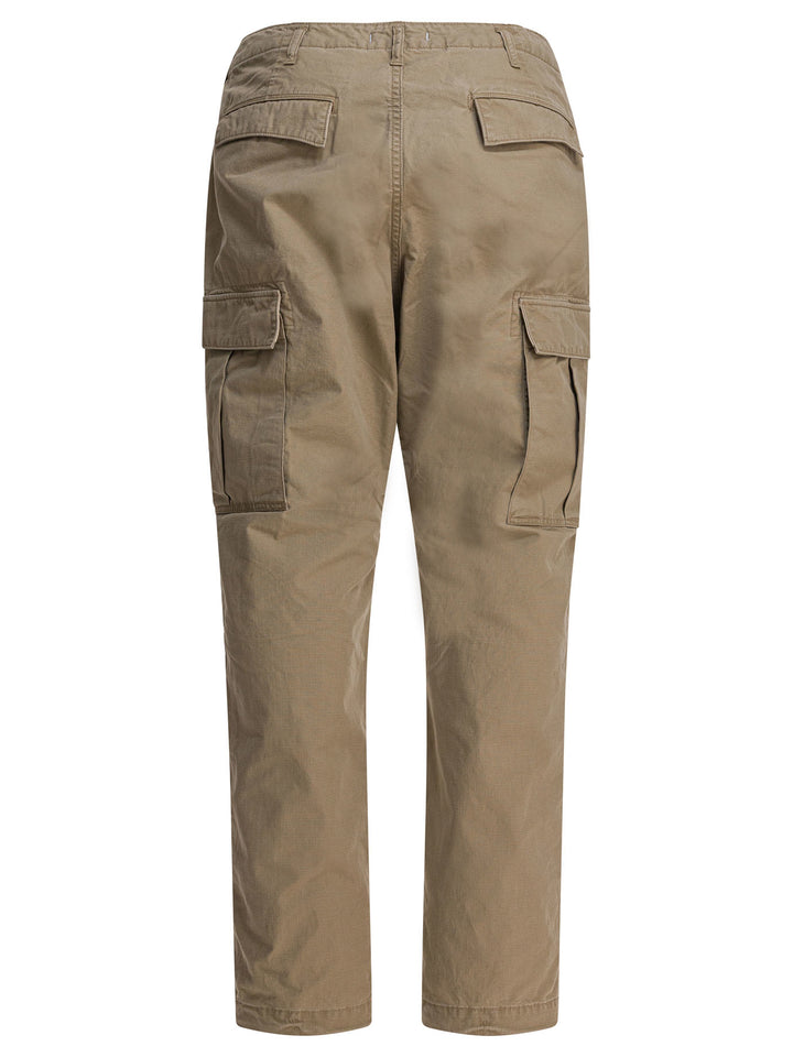 Nonnative Cotton Cargo Pants Trousers - Beige | 932b0a6d6889d5318876582d03d1fbd7696ed158