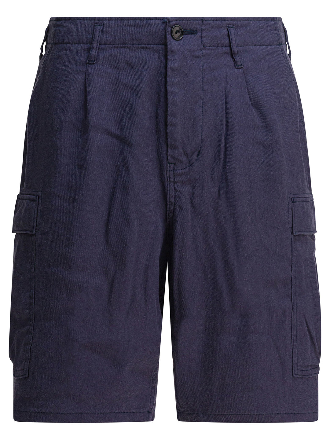 Nonnative Linen Cargo Shorts - Blue | 5c2f62e2d1b0754f2466e762b8062c71f44b9ab6