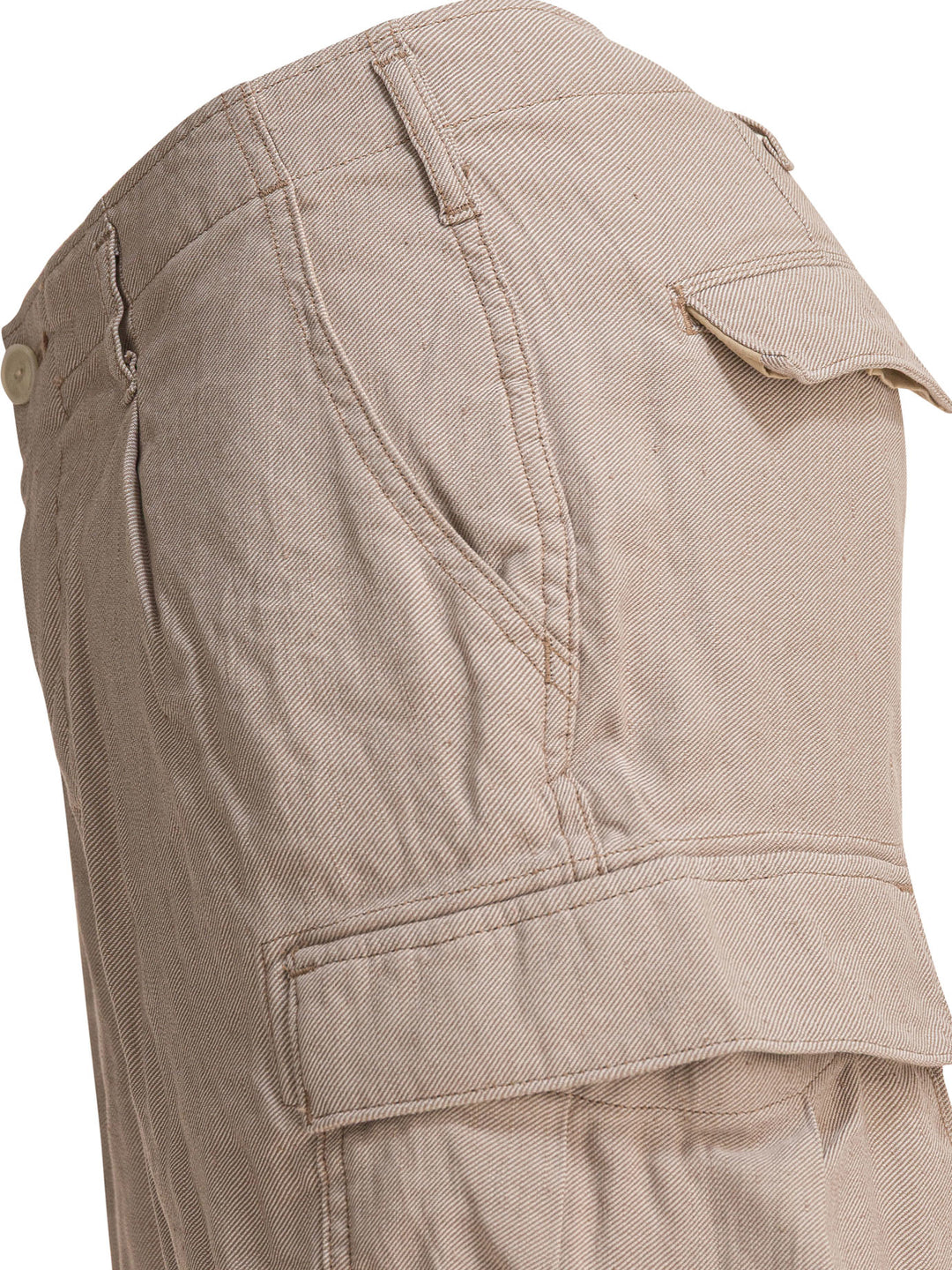 Nonnative Linen Cargo Shorts - Beige | d6bedfdbc12564d8b34785f413501a54404e547e