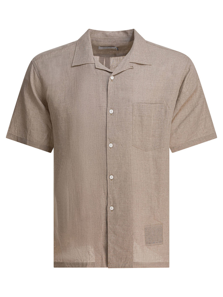 Nonnative Voyager Shirts - Beige | 598be17052c583e09076a659fea2309b3ed4caf1