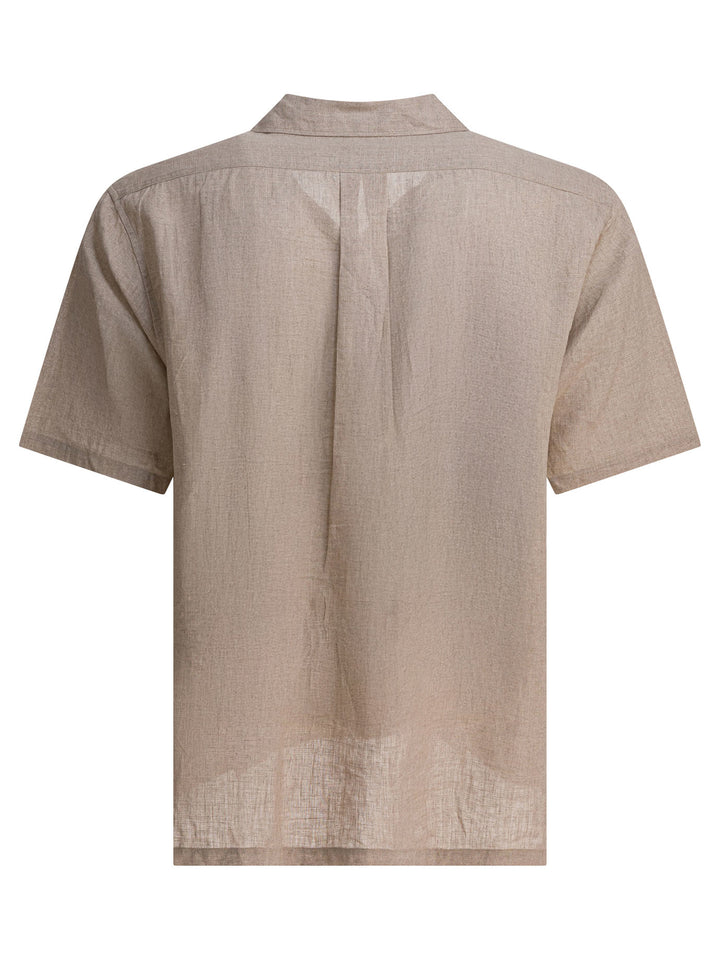 Nonnative Voyager Shirts - Beige | 7cd571f49228f625393a52a9e08aecc4997a6a97