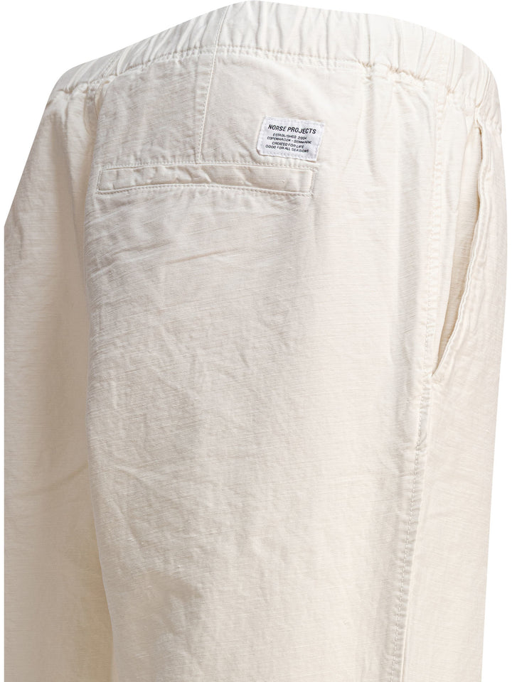 Norse Projects Ezra Trousers - White | 62a421c85fad10cf6ca99ed8a8cf31438d575aa6