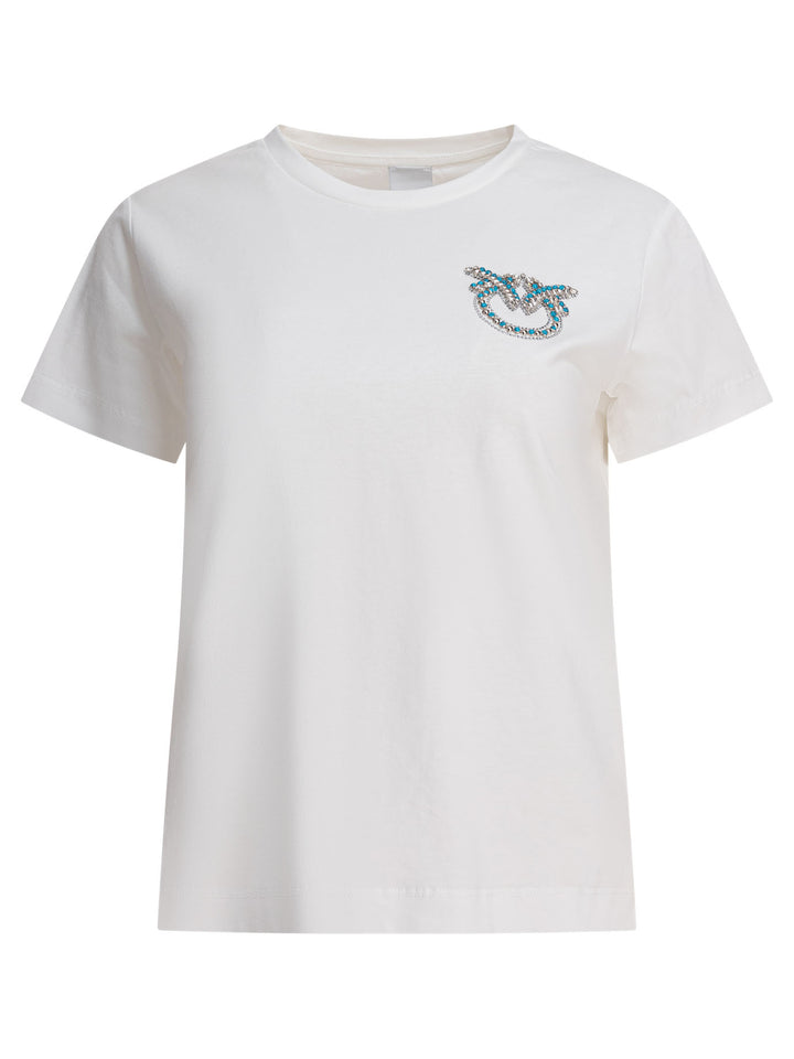 Pinko  T-shirts - White | f788358761b7f57e97585c4976ac2b7e3f3609ee