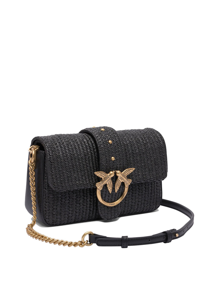 Pinko  Crossbody Bags - Black | be95849fc9619694e5f3ce9eb616f7d8f377de08