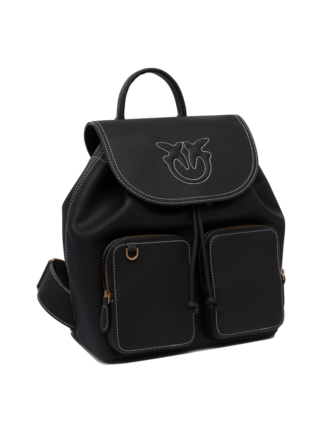Pinko Zainetto Multitasche In Pelle Bottalata Backpacks & Travels - Black | 3824180f4f2fc5e4b38398bf9611191702a07021