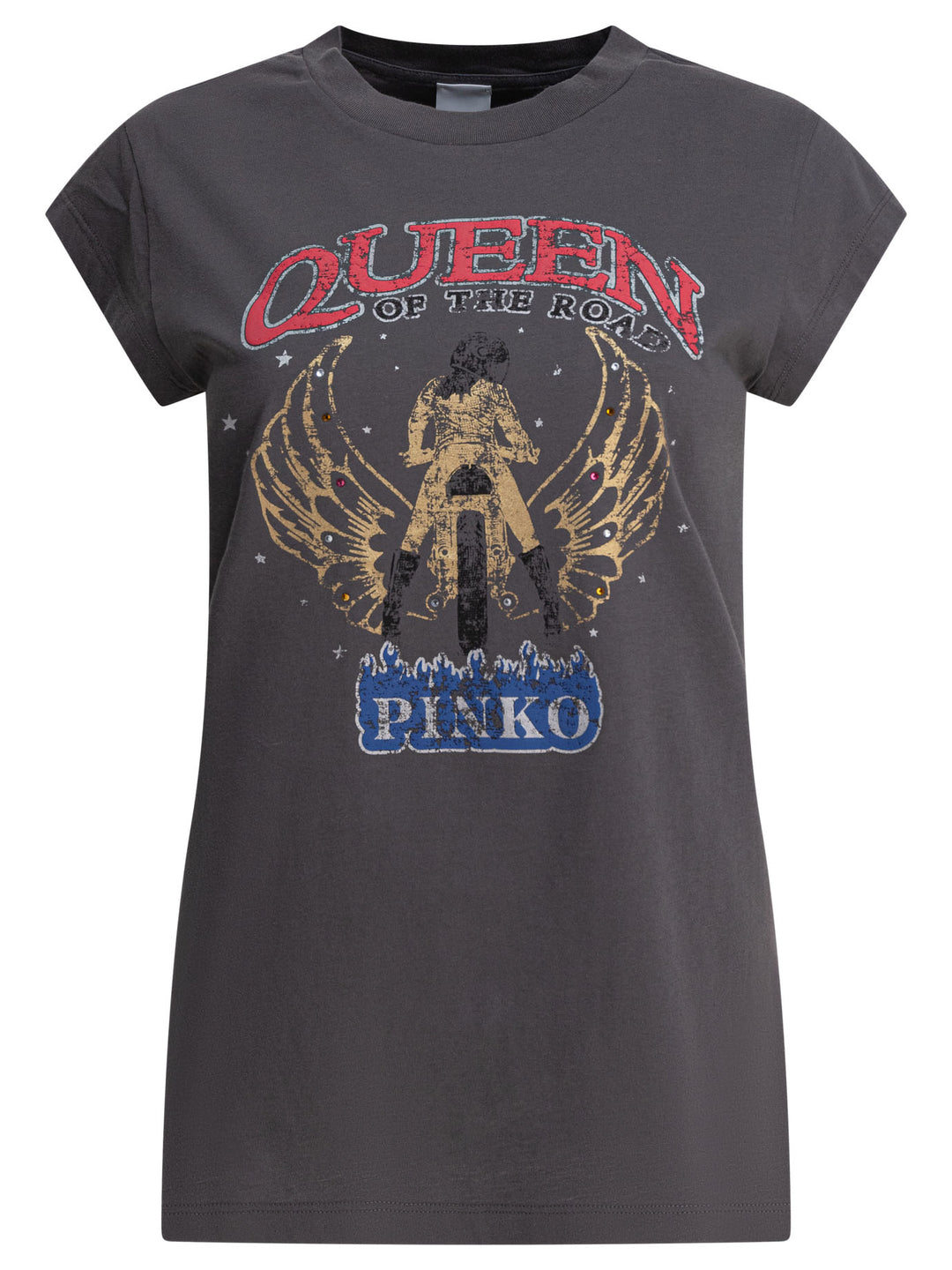 Pinko  T-shirts - Grey | ec94cc738dc2014647cc4aaa693e965bea2ab642