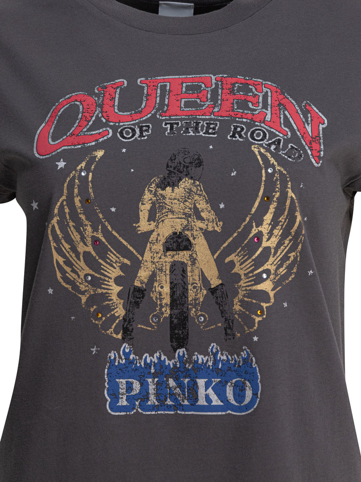 Pinko  T-shirts - Grey | 37ce73b97272ddcd1a50aa9300687d378174b964
