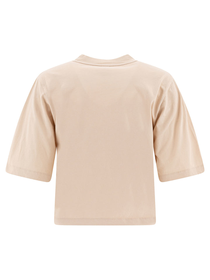 Pinko  T-shirts - Beige | 8b184bd358ae08ab20accf9267790c12abb9649c