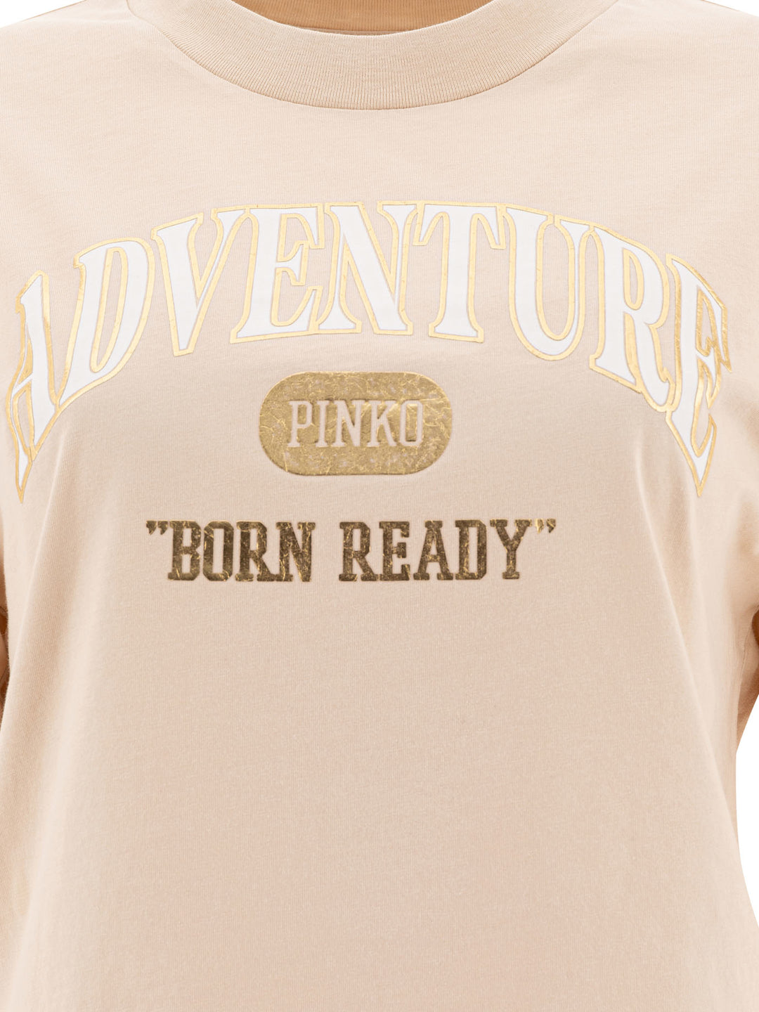 Pinko  T-shirts - Beige | 53542468cca9f54bf530f42aad13a9df2f3b2a60