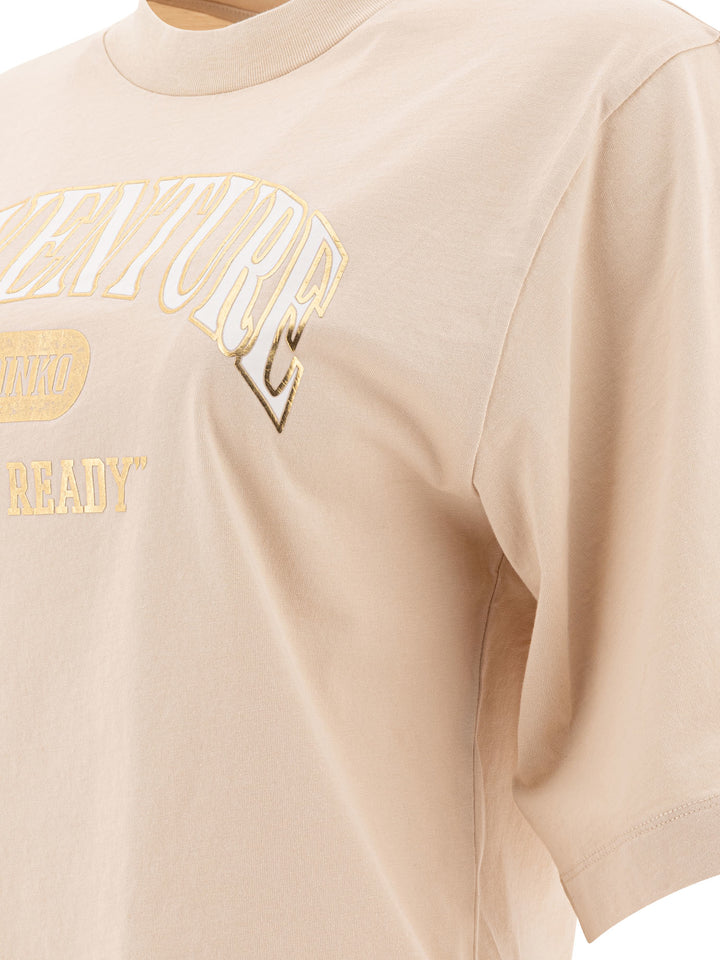 Pinko  T-shirts - Beige | 5bb93d0b869a559172f726ff9893f5bd53b62194