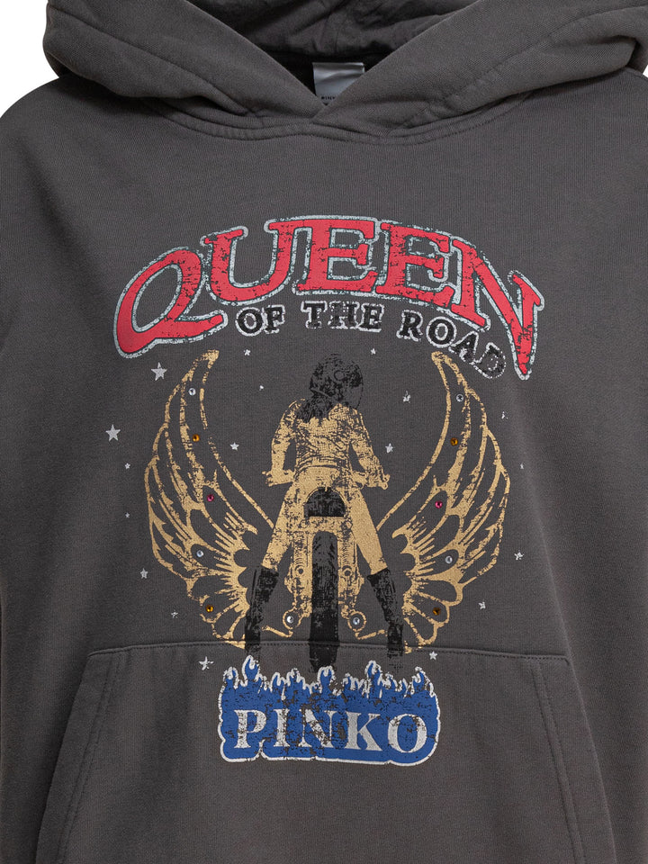 Pinko  Sweatshirts - Grey | be660df19287dd7ea15e645b8b5b47fee6ce2061