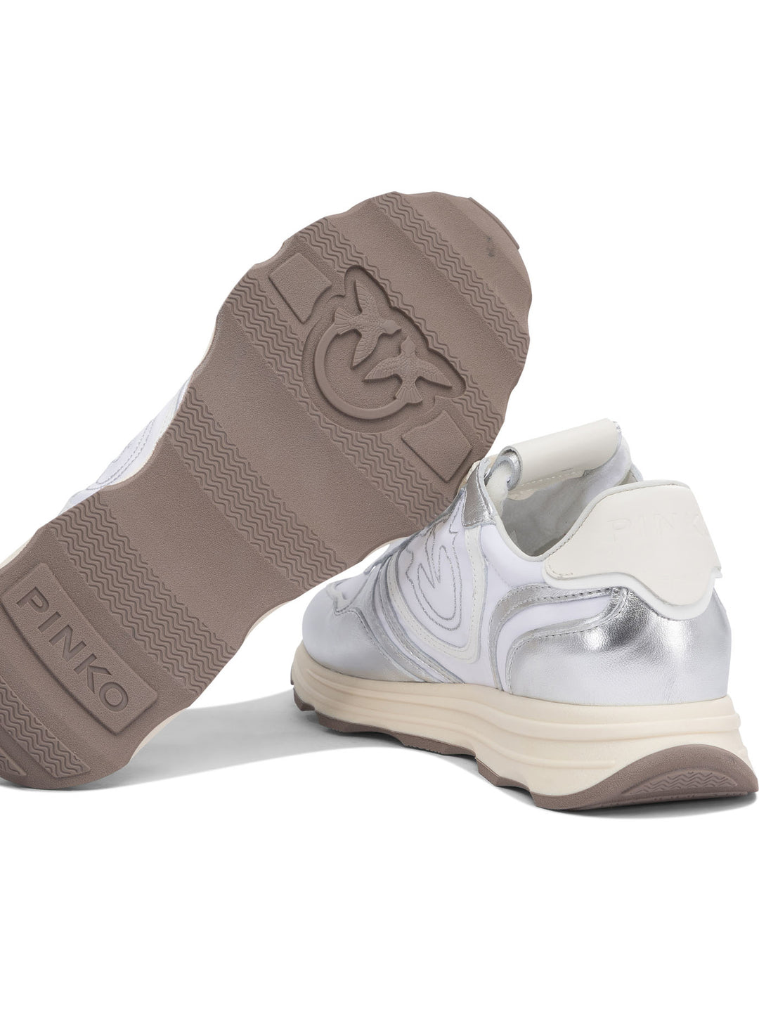 Pinko  Sneakers & Slip-On - Silver | 7d29a26dae58db02f33dce80724093be81c20d31