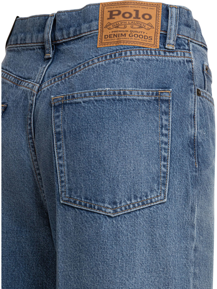 Polo Ralph Lauren Cropped Wide Leg Jeans - Light blue | 7852770ad2a07e262d54dc936812a3bd0e079925