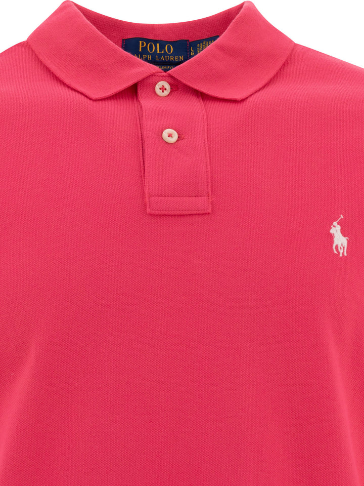 Polo Ralph Lauren Pique Polo Shirt Polo shirts - Pink | ca3e984a7faa0e9c41093ee74057e38106c248a7