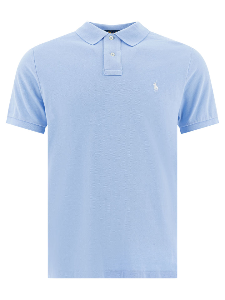 Polo Ralph Lauren Pique Polo Shirt Polo shirts - Light blue | 437e92e9eb9edce1dea44293c4f68f79238b2439