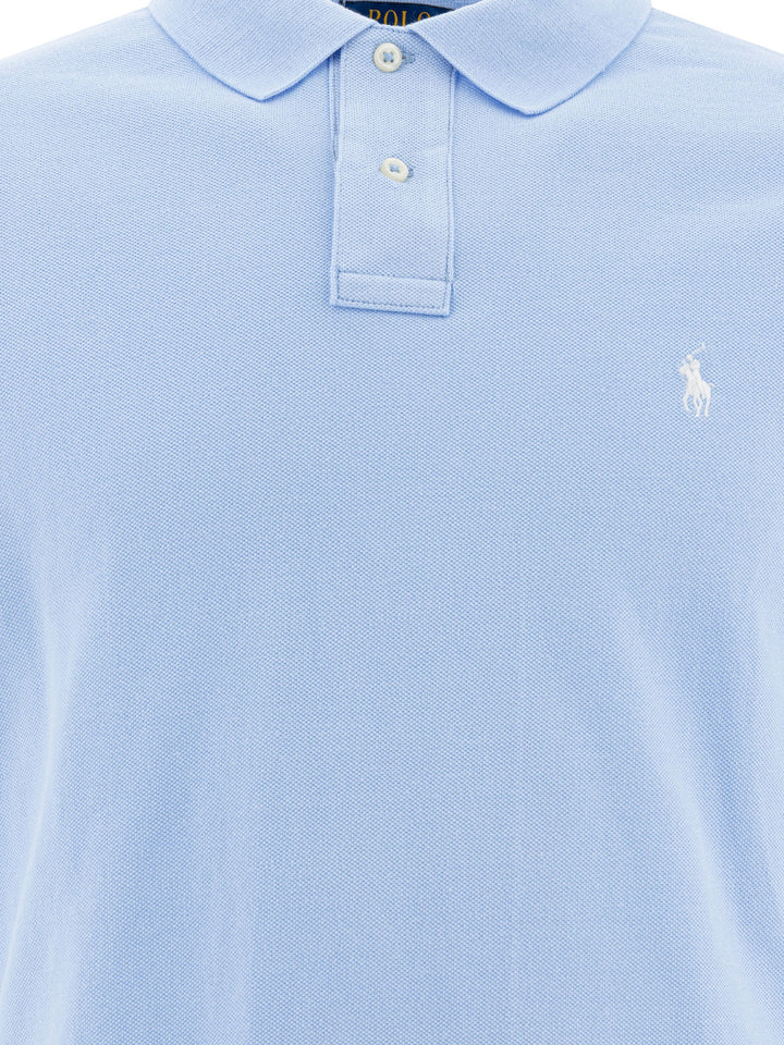 Polo Ralph Lauren Pique Polo Shirt Polo shirts - Light blue | 864d4dc5ee67ad18e61ac68bc8902554d850a762