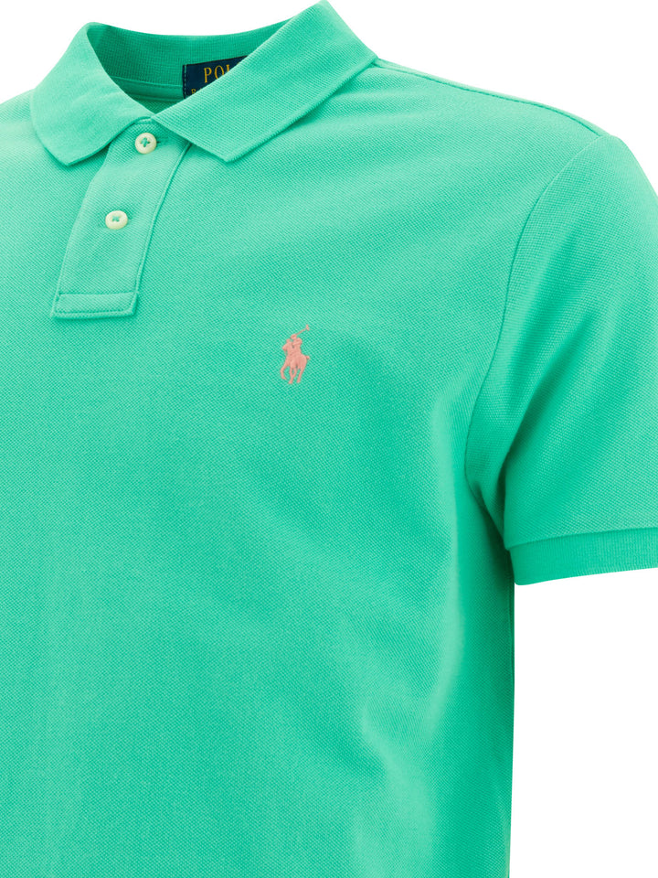 Polo Ralph Lauren Pique Polo Shirt Polo shirts - Green | 5d8e05123e832ae16c2d62dae551e25e0e1ae2b6
